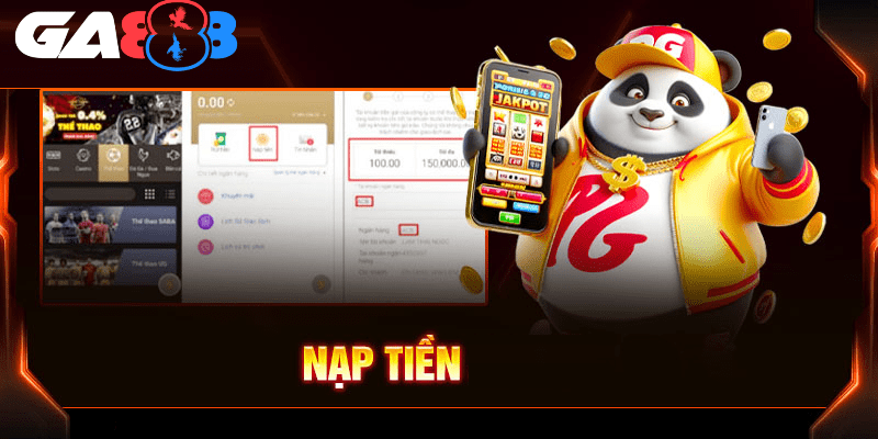Quy trình nạp tiền chuyên nghiệp, an toàn khi tham gia